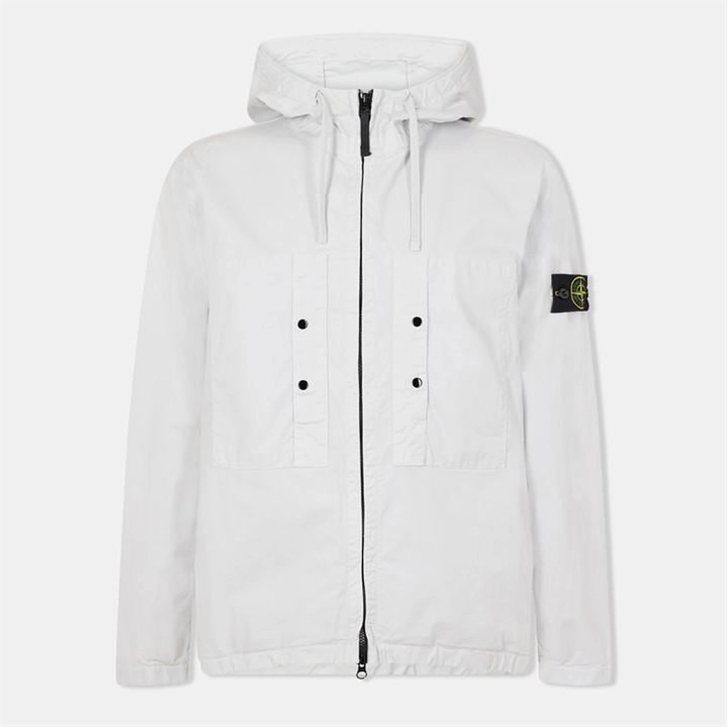 Stone Island Supima Cotton Twill Jacket - Blue